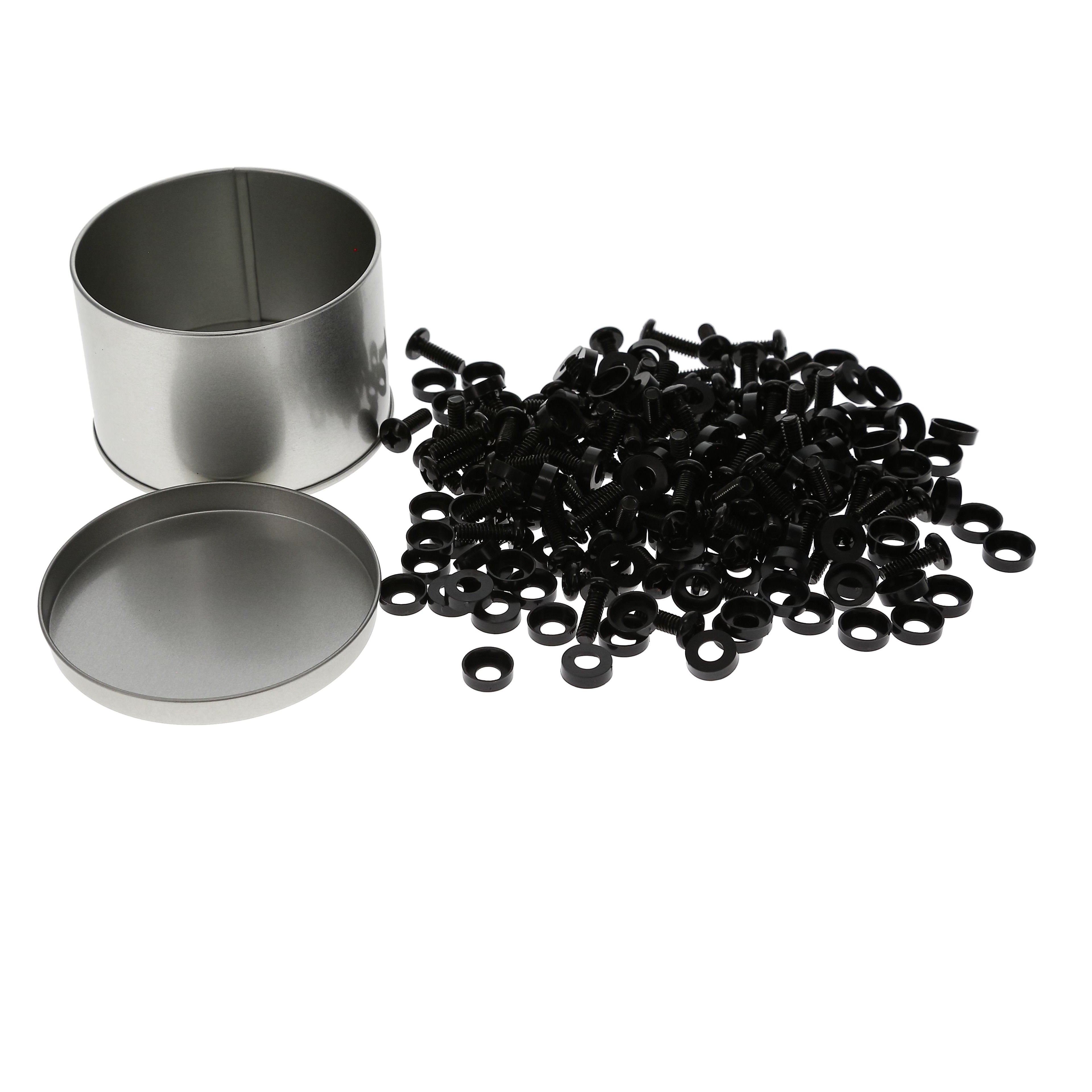 12-24 Rack Screws and Washers, Black 100-Pack 12-24 Rack Screws and Washers, Black 100-Pack